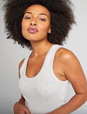 Débardeur côtelé de nuit