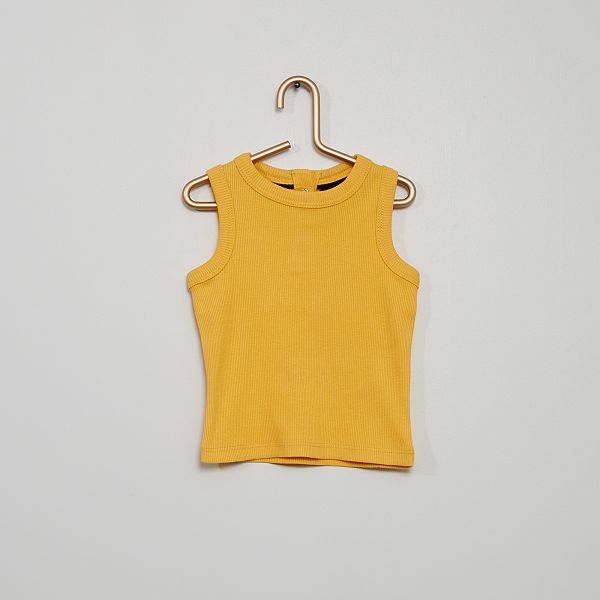 Debardeur Cotele Bebe Garcon Jaune Dore Kiabi 2 40