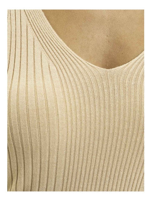 Débardeur côtelé lurex FUJIA - Kiabi