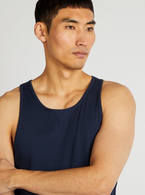 Débardeur côtelé - Kiabi