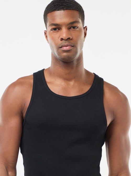 Débardeur côtelé - Kiabi