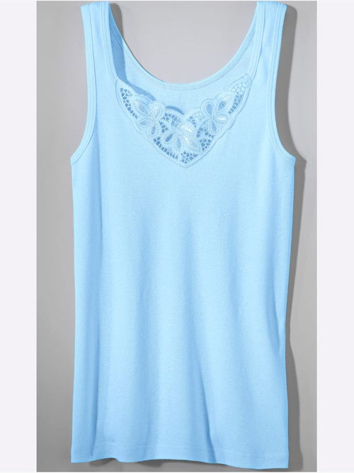 Débardeur Côtes Fines - Taille Standard - Witt - Lot de 3 - Kiabi