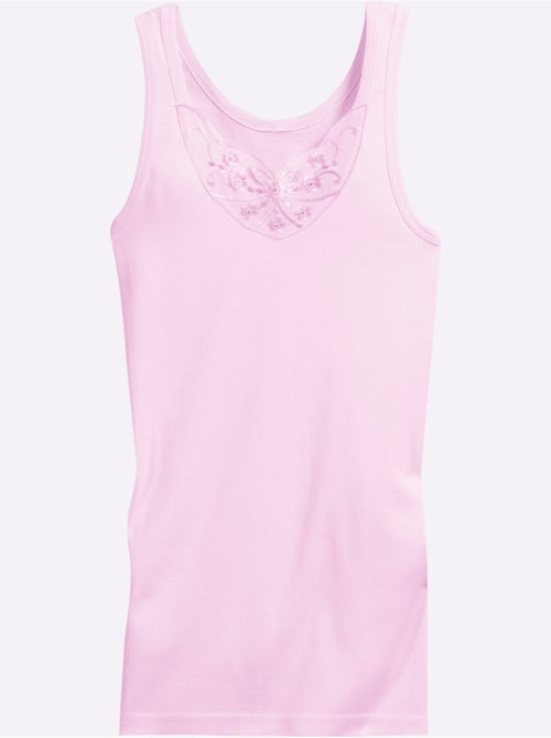 Débardeur Côtes Fines - Taille Standard - Witt - Lot de 3 - Kiabi