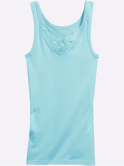 Débardeur Côtes Fines - Taille Standard - Witt - Lot de 3 - Kiabi