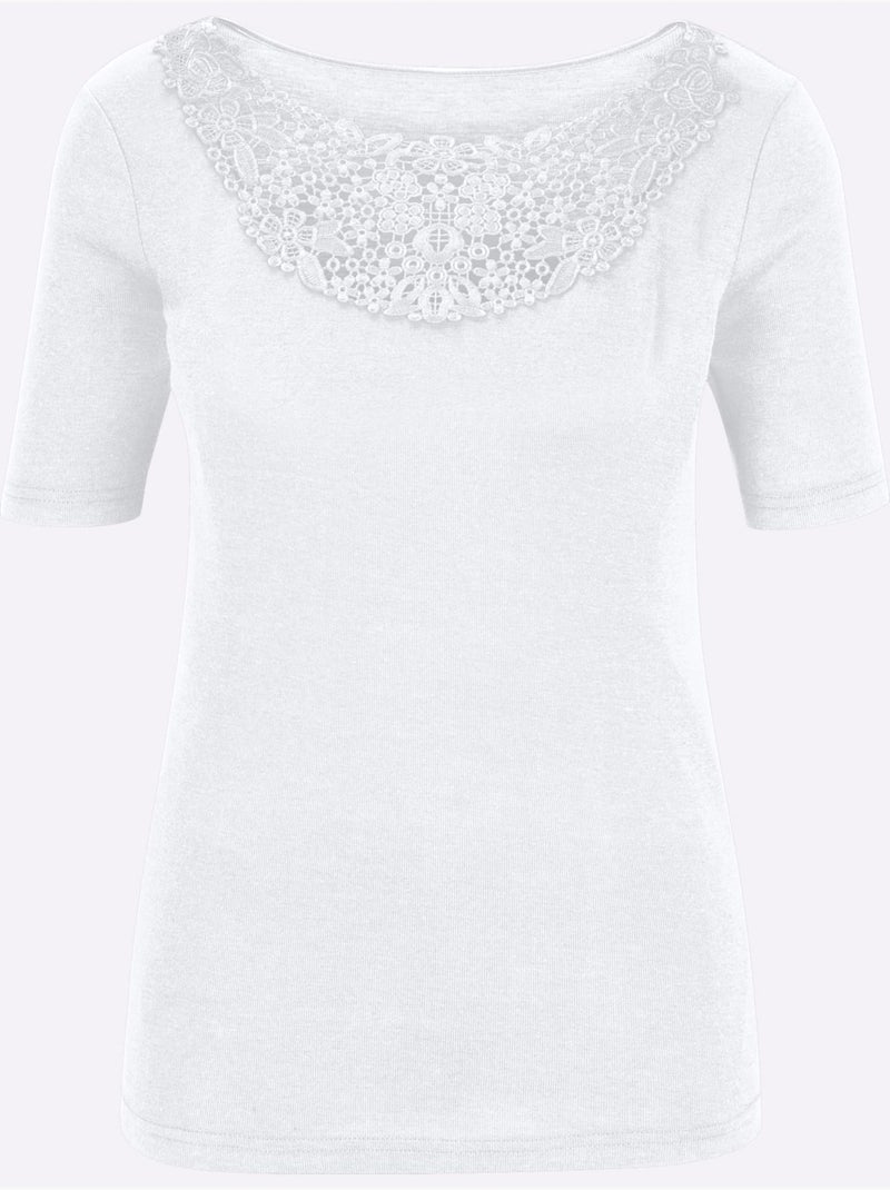 Débardeur Côtes Fines - Taille Standard - Witt Blanc - Kiabi