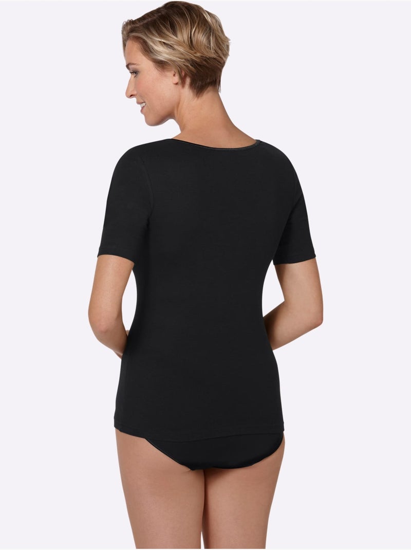 Débardeur Côtes Fines - Taille Standard - Witt Noir - Kiabi