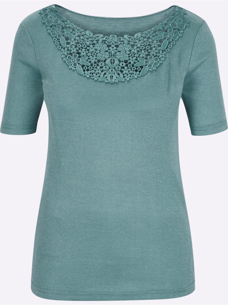 Débardeur Côtes Fines - Taille Standard - Witt Vert jade - Kiabi