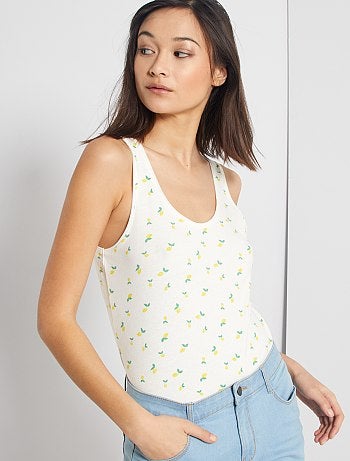 Débardeur coton stretch