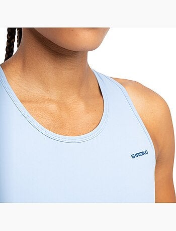 Débardeur court de tennis femme tennis femme netmuve light