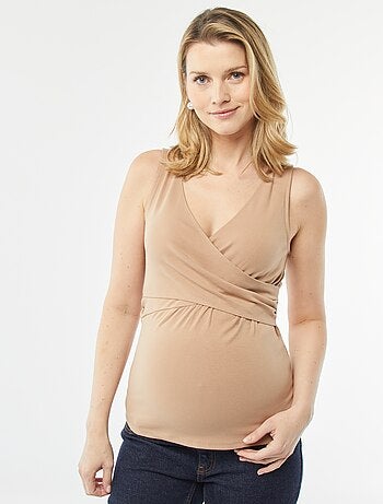 Débardeur croisé d'allaitement