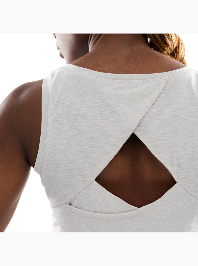 Débardeur crop top fitness femme fitness femme avast Blanc - Kiabi