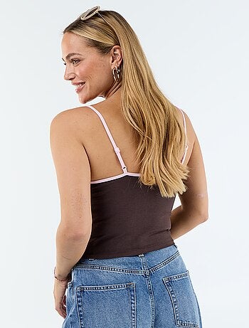 Débardeur crop-top