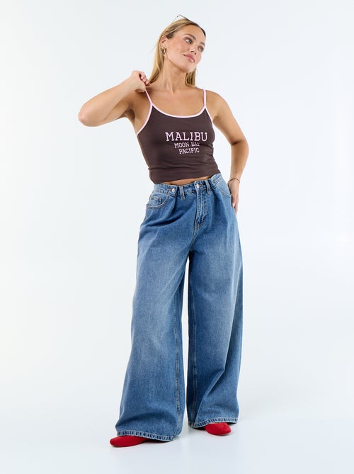 Débardeur crop-top - Kiabi