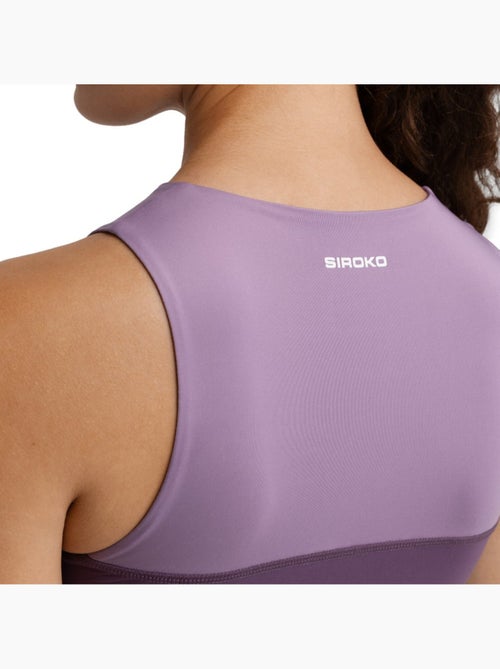 Débardeur crop top trail running femme randonnée femme phoenix lilac - Kiabi Débardeur crop top trail running femme randonnée femme phoenix lilac - Kiabi