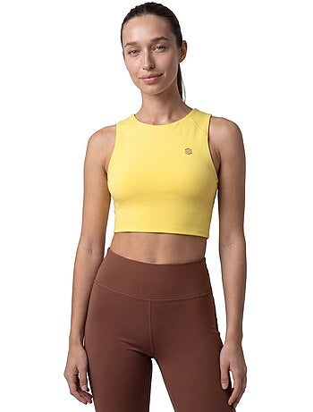 Débardeur crop top trail running femme randonnée femme phoenix-w