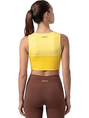 Débardeur crop top trail running femme randonnée femme phoenix-w