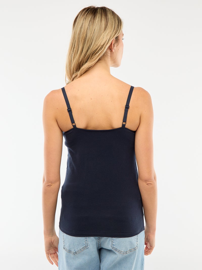 Débardeur d'allaitement Bleu - Kiabi