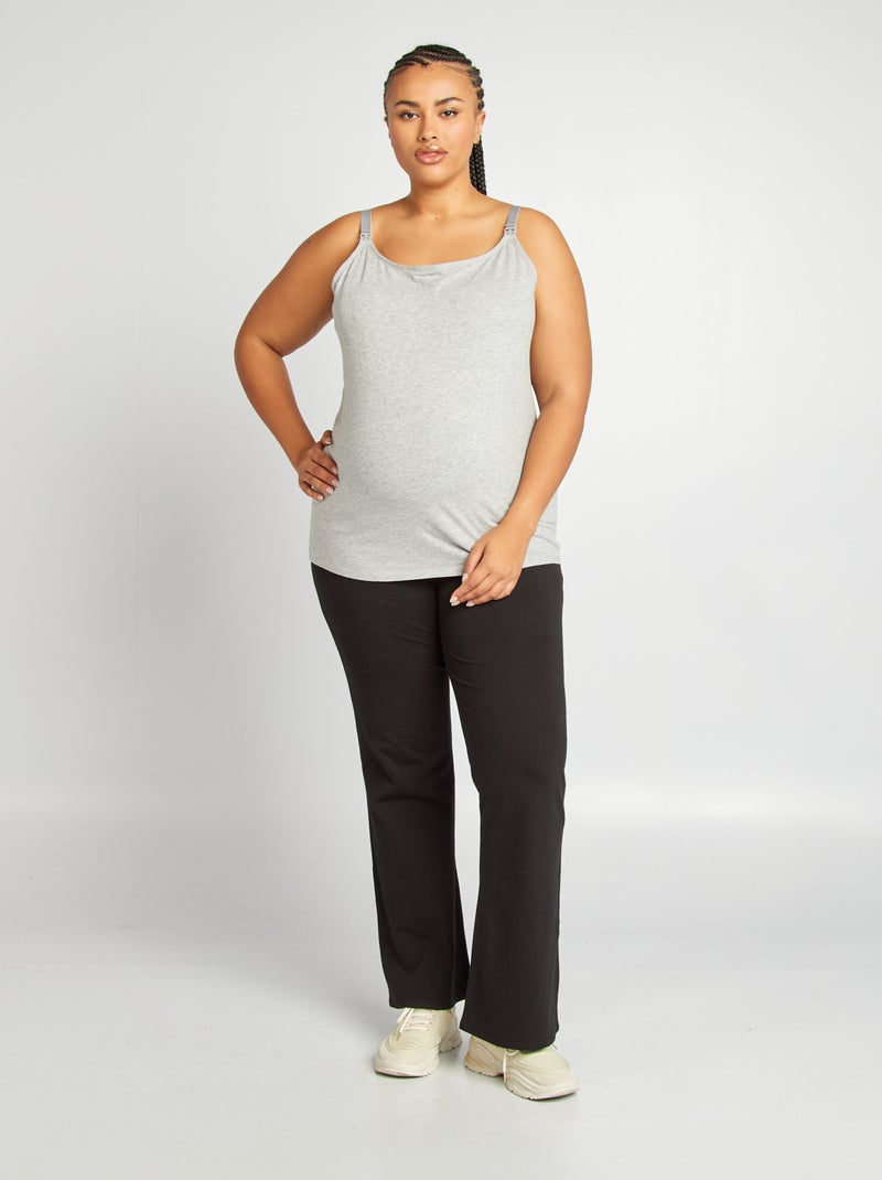 Débardeur d'allaitement Gris - Kiabi