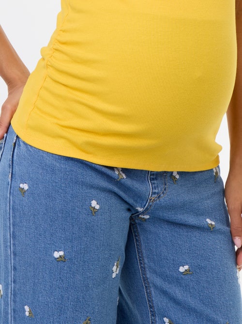 Débardeur de grossesse à emmanchures américaines - Kiabi Débardeur de grossesse à emmanchures américaines - Kiabi
