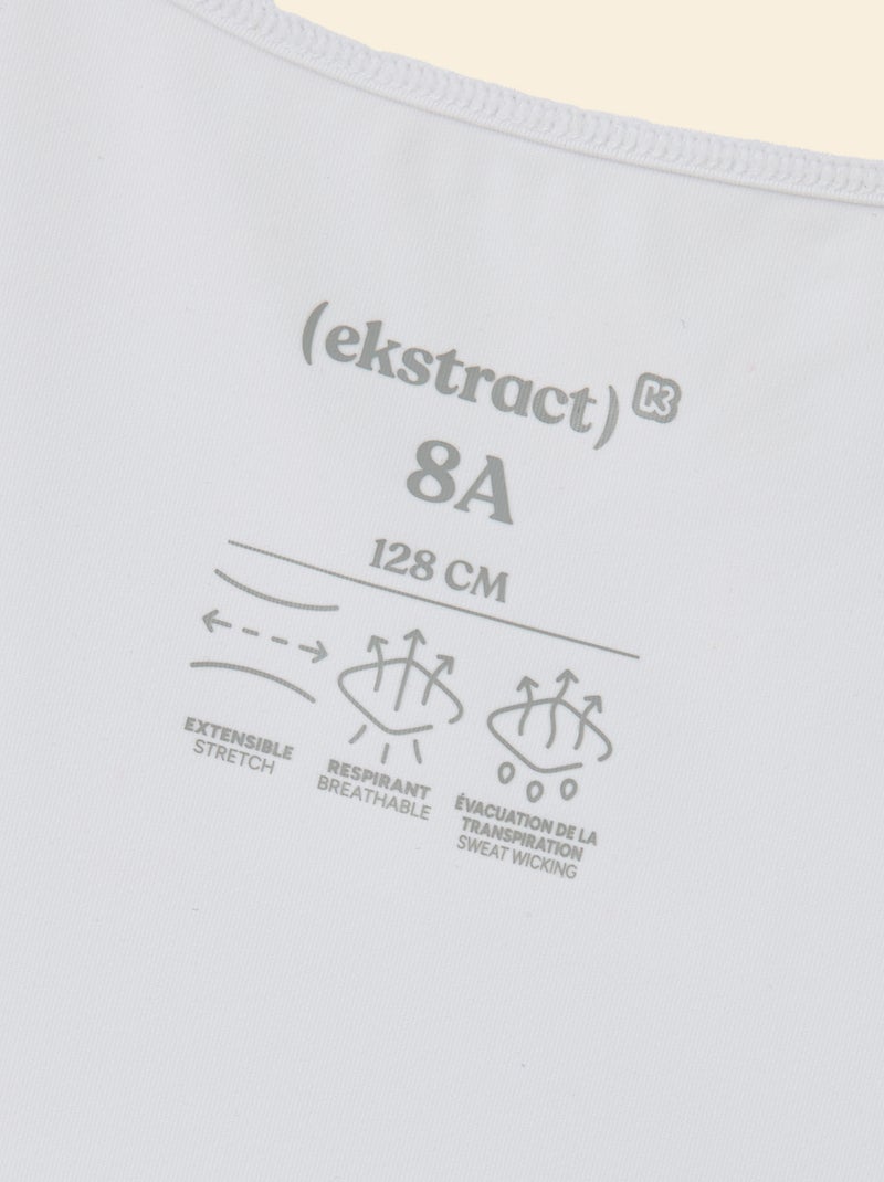 Débardeur de sport  - (ekstract) Blanc - Kiabi