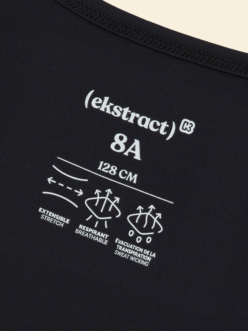 Débardeur de sport  - (ekstract) Noir - Kiabi