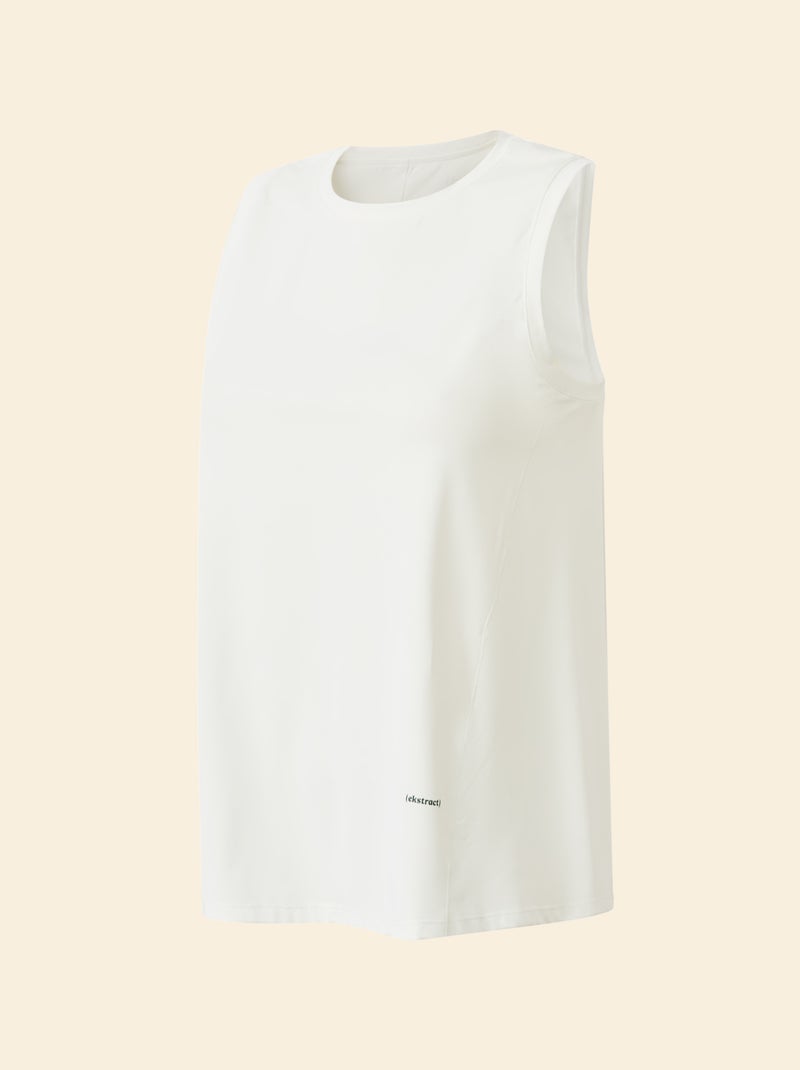 Débardeur de sport avec fente au dos - (ekstract) Blanc - Kiabi