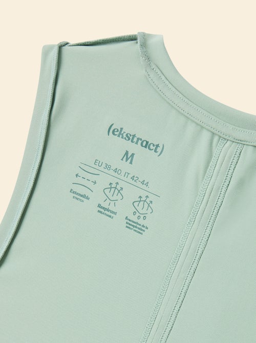 Débardeur de sport avec fente au dos - (ekstract) - Kiabi