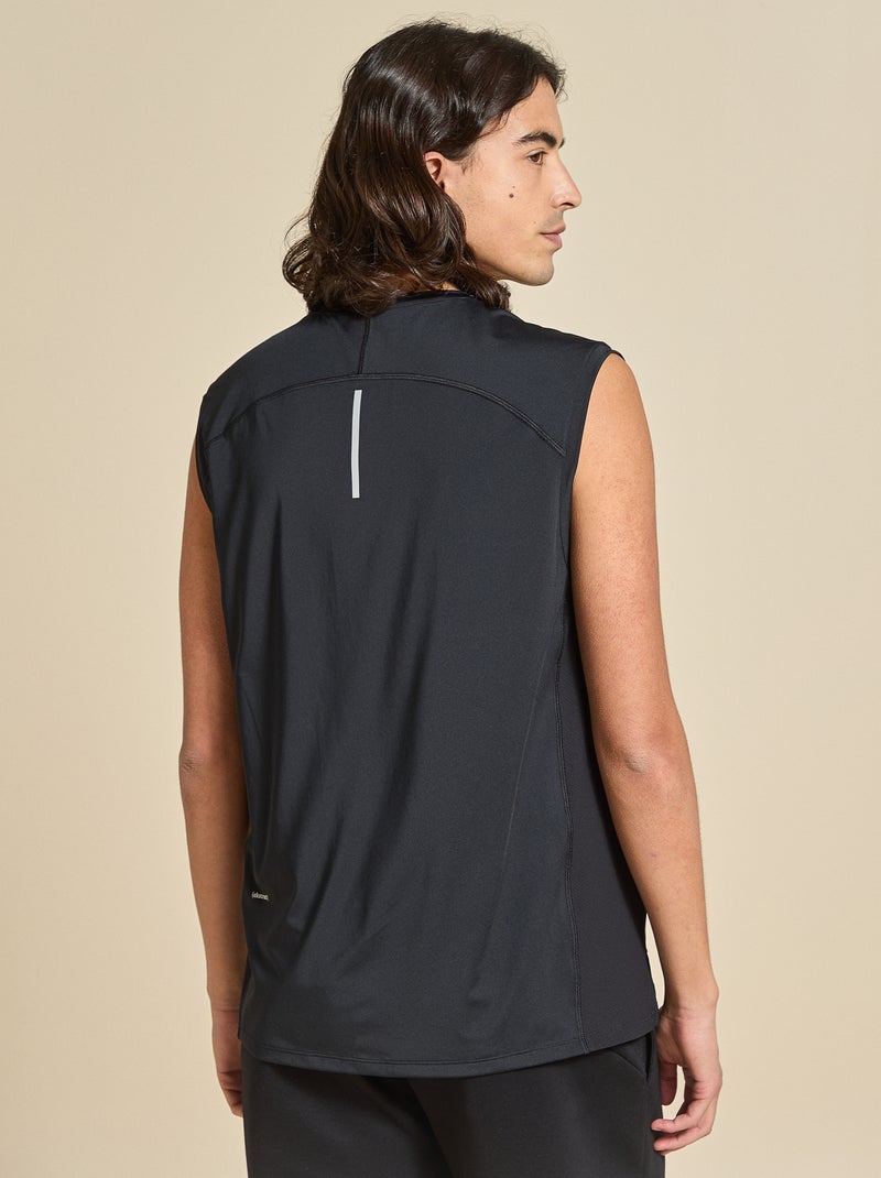 Débardeur de sport avec mesh sur côtés - (ekstract) Noir - Kiabi
