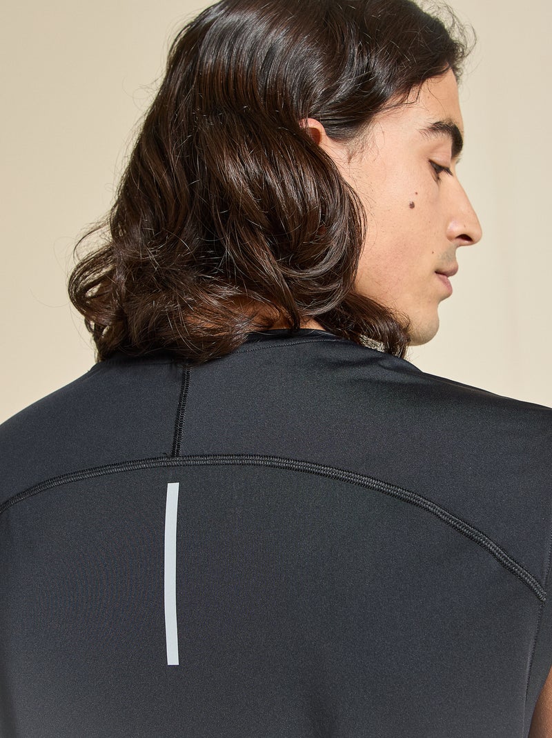 Débardeur de sport avec mesh sur côtés - (ekstract) Noir - Kiabi