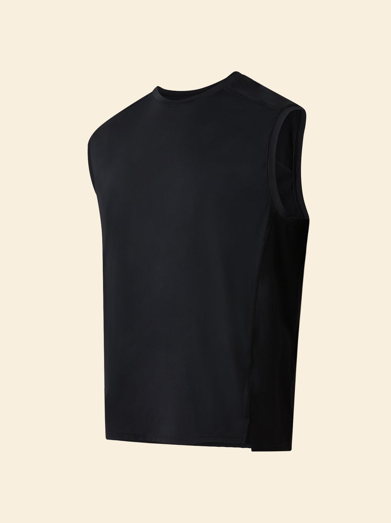 Débardeur de sport avec mesh sur côtés - (ekstract) Noir - Kiabi