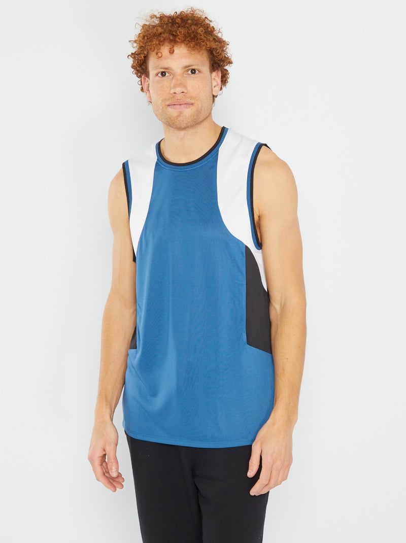 Débardeur de sport Bleu - Kiabi