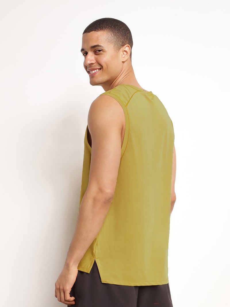 Débardeur de sport Dim Move Jaune - Kiabi