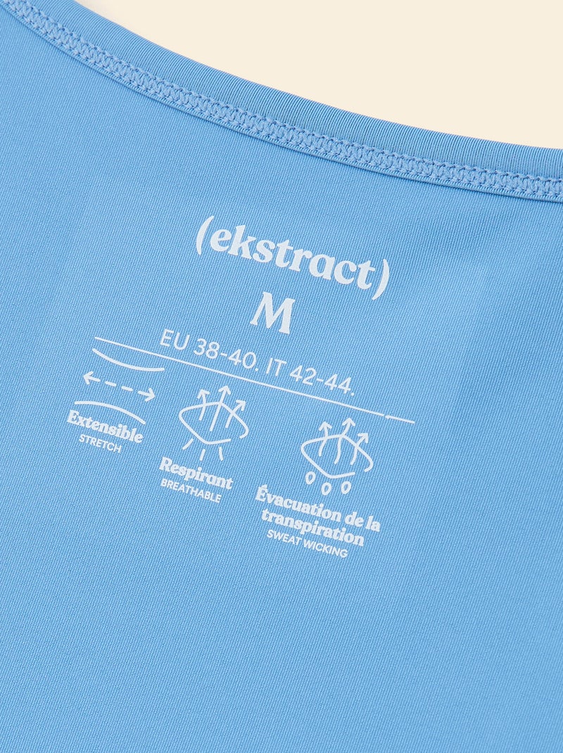 Débardeur de sport fluide - (ekstract) Bleu - Kiabi