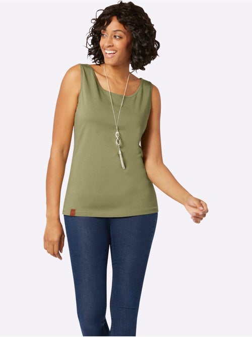 Débardeur décontracté à encolure ronde avec douceur extrême - Taille standard - Witt - Kiabi Débardeur décontracté à encolure ronde avec douceur extrême - Taille standard - Witt - Kiabi