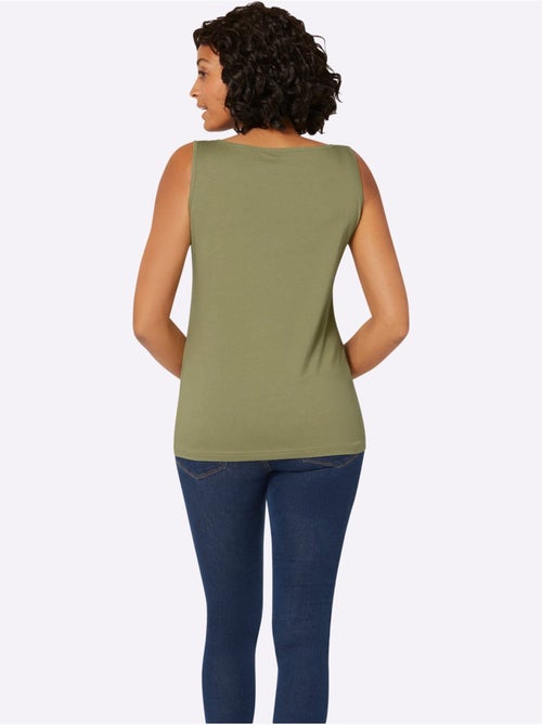 Débardeur décontracté à encolure ronde avec douceur extrême - Taille standard - Witt - Kiabi Débardeur décontracté à encolure ronde avec douceur extrême - Taille standard - Witt - Kiabi
