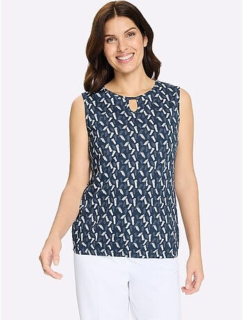 Débardeur Découpes En Forme De Larme - Taille Standard - Moda Vilona