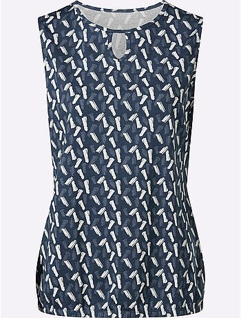 Débardeur Découpes En Forme De Larme - Taille Standard - Moda Vilona