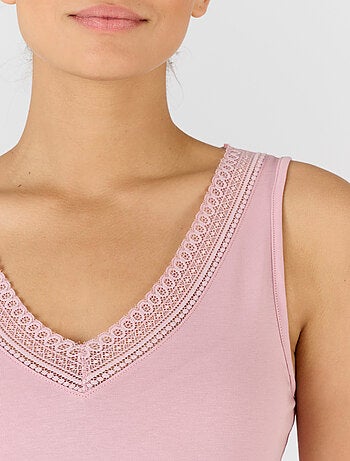 Débardeur dentelle Climatyl - Damart