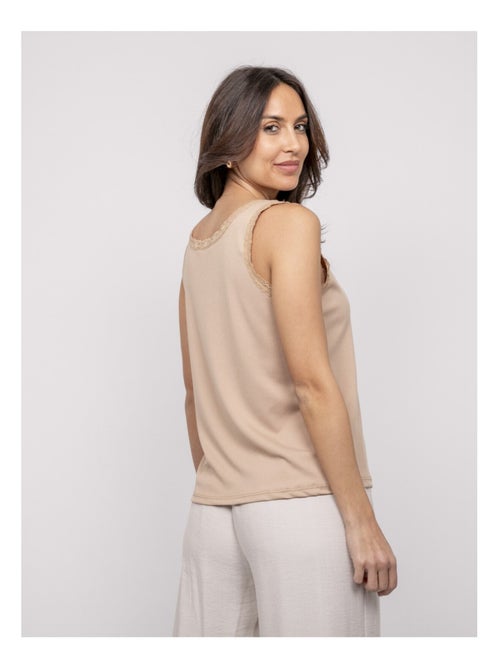 Débardeur dentelle FABRINE - Kiabi