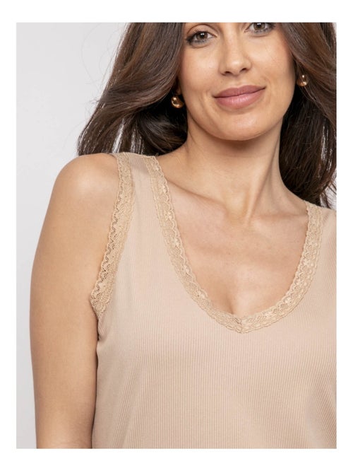 Débardeur dentelle FABRINE - Kiabi