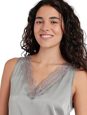 Débardeur dentelle Satin Lace