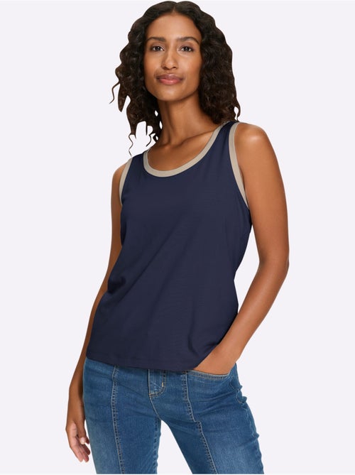 Débardeur Détails Contrastés - Taille Standard - helline - Kiabi