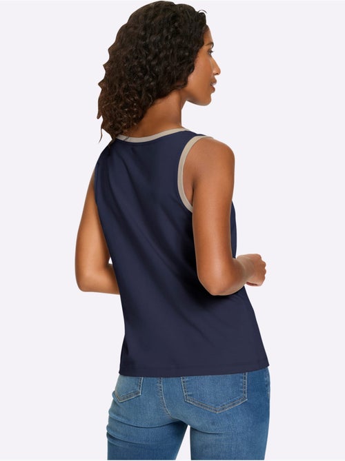 Débardeur Détails Contrastés - Taille Standard - helline - Kiabi