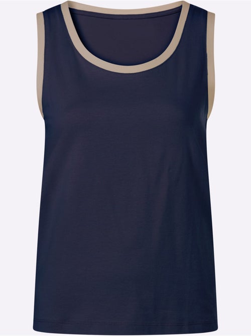 Débardeur Détails Contrastés - Taille Standard - helline - Kiabi