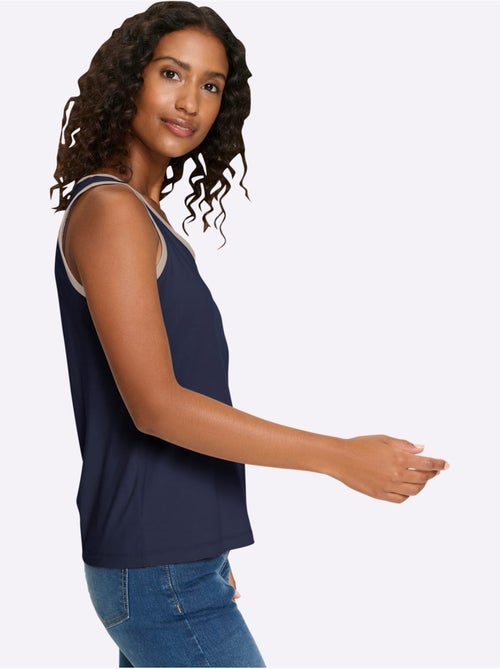 Débardeur Détails Contrastés - Taille Standard - helline - Kiabi