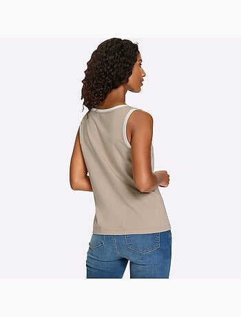 Débardeur Détails Contrastés - Taille Standard - helline