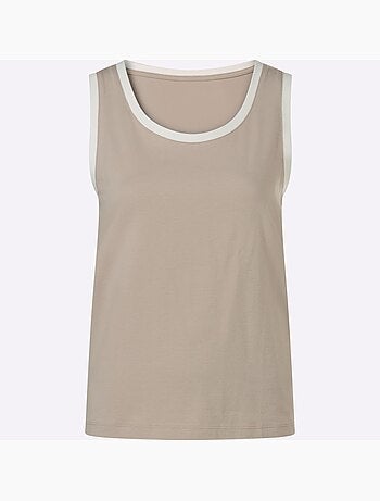 Débardeur Détails Contrastés - Taille Standard - helline