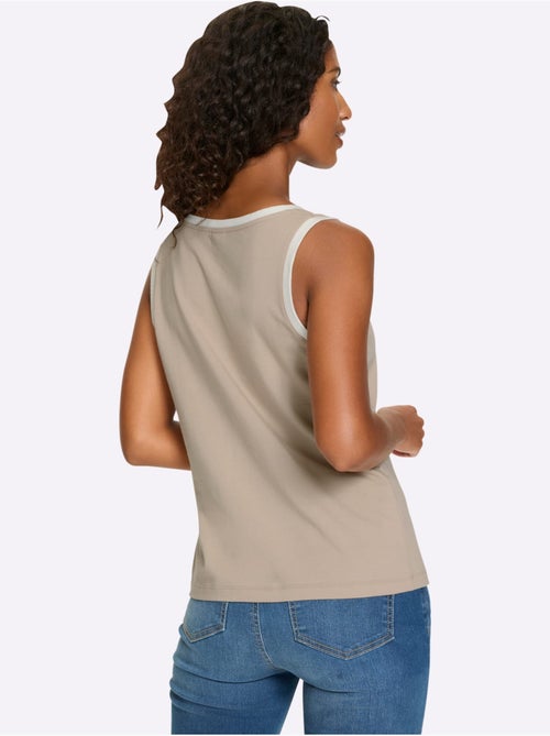 Débardeur Détails Contrastés - Taille Standard - helline - Kiabi