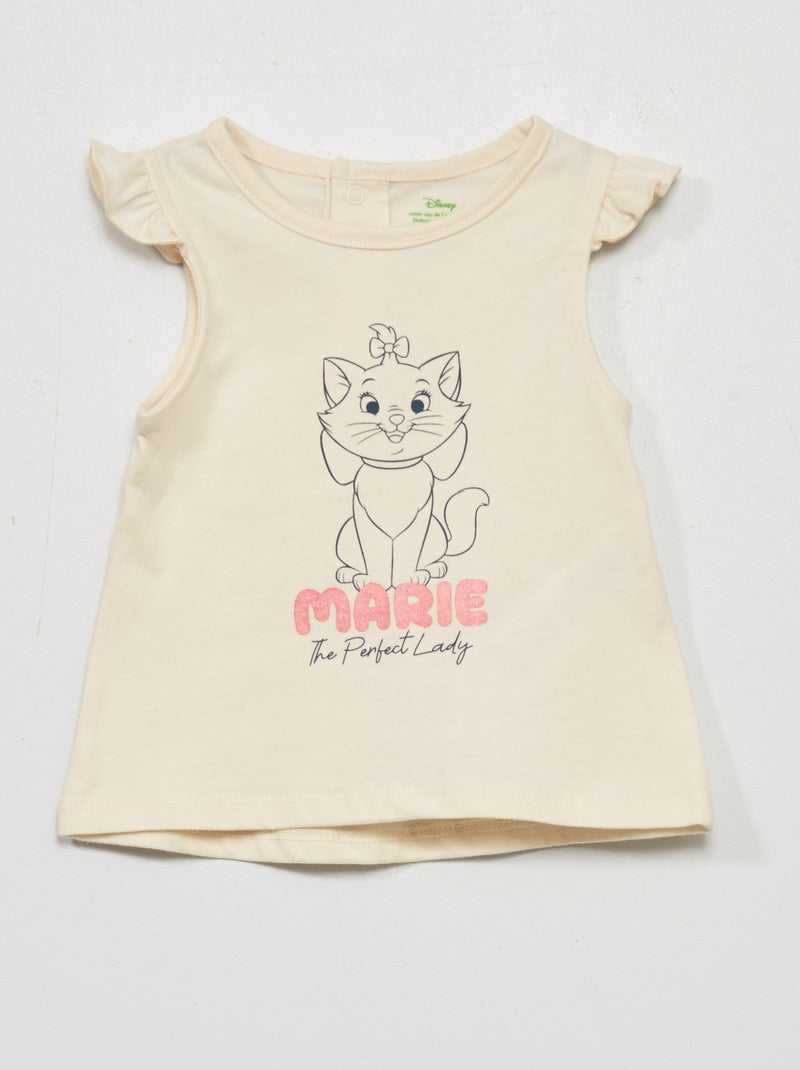 Débardeur 'Disney' Ecru - Kiabi