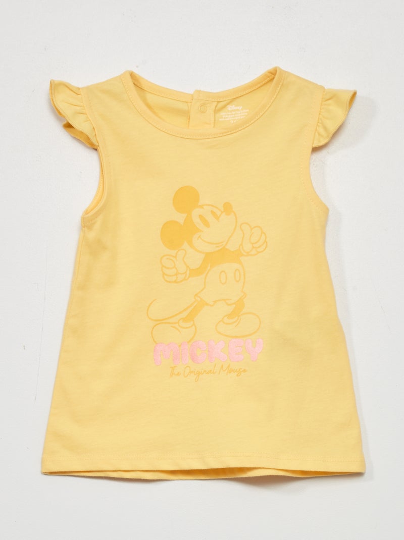 Débardeur 'Disney' Jaune - Kiabi